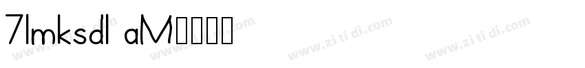 71mksd1 aM字体转换